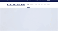 Desktop Screenshot of caymanmanagement.com